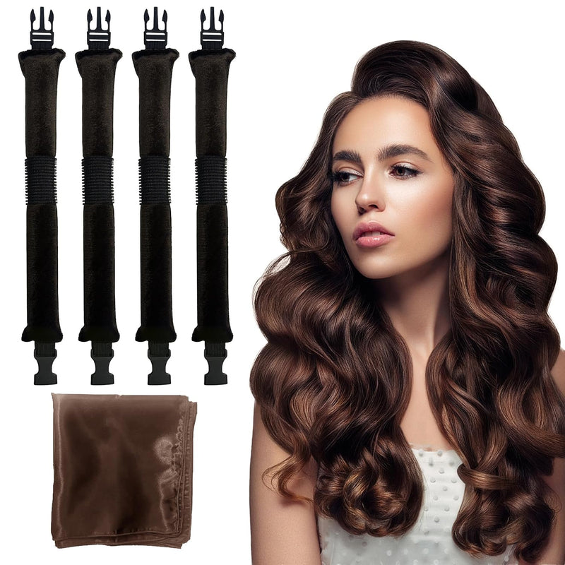 Wake Up Gorgeous – Heatless Velvet Overnight Curler Set