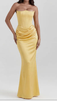 The One Shoulder Pleated Bodysuit Dress