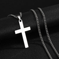 The Layered Pearl & Cross Necklace — women’s Accessories, ENIGMAE