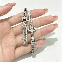 Retro Distressed Tiger Charm Bracelet
