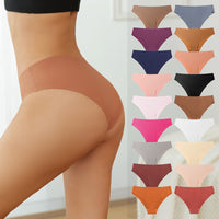 Seamless Breathable Womens Low-Waist Panties