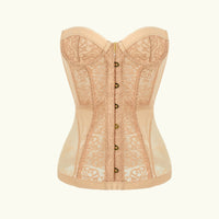 Women's Hollow Out Lace Strapless Slim Fit Corset Top