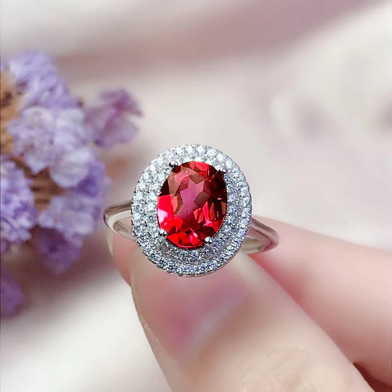 The Six-Claw Solitaire Crystal Ring — women’s Accessories, ENIGMAE