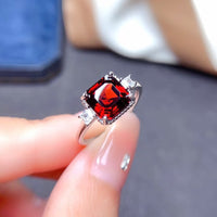 The Six-Claw Solitaire Crystal Ring — women’s Accessories, ENIGMAE
