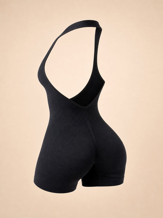 FlexSculpt™ Backless Yoga Shapewear Bodysuit — ENIGMAE hero