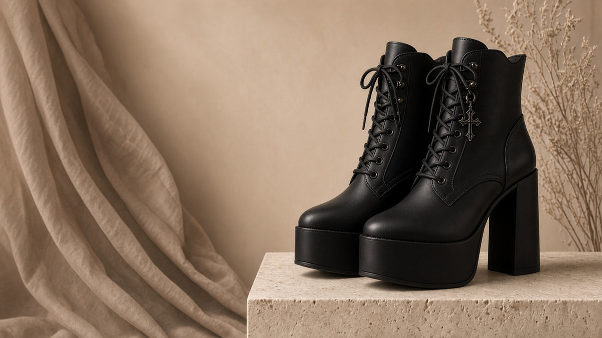 ENIGMAE Boots, Heels & Flats homepage banner