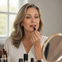 Lifestyle — matte lipstick look