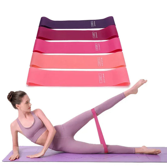 Portable Fitness Workout Equipment Rubber Resistance Bands Yoga Gym Elastic Gum Strength Pilates Crossfit Women Weight Sports — ENIGMAE 4K