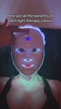 LED red light therapy face mask demo 3