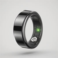 Enigmae smart ring — floating rotation on a white background