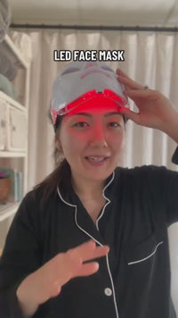 LED red light therapy face mask demo 1