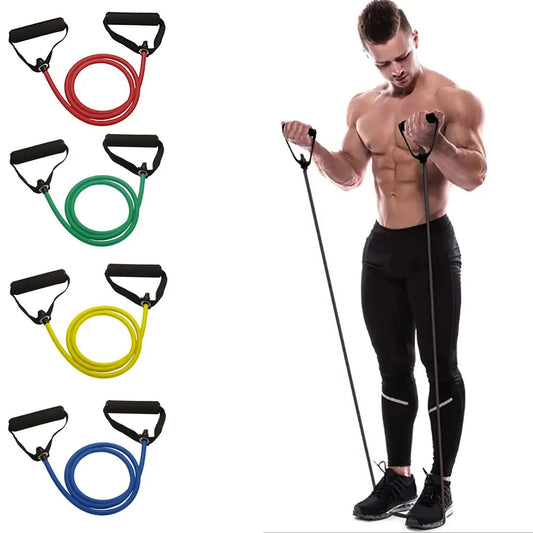 Resistance Bands With Handles, Exercise Bands, Workout Bands With Handles For Men Women, Strength Training Equipment At Home — ENIGMAE 4K