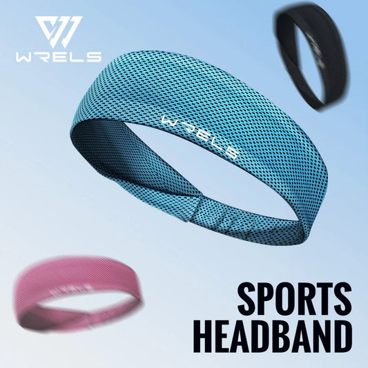 Summer Sport Headband Breathable Fitness Sweatband Non Slip Elastic Tennis Headband Sweat Wicking Lightweight Running Hairband — ENIGMAE 4K